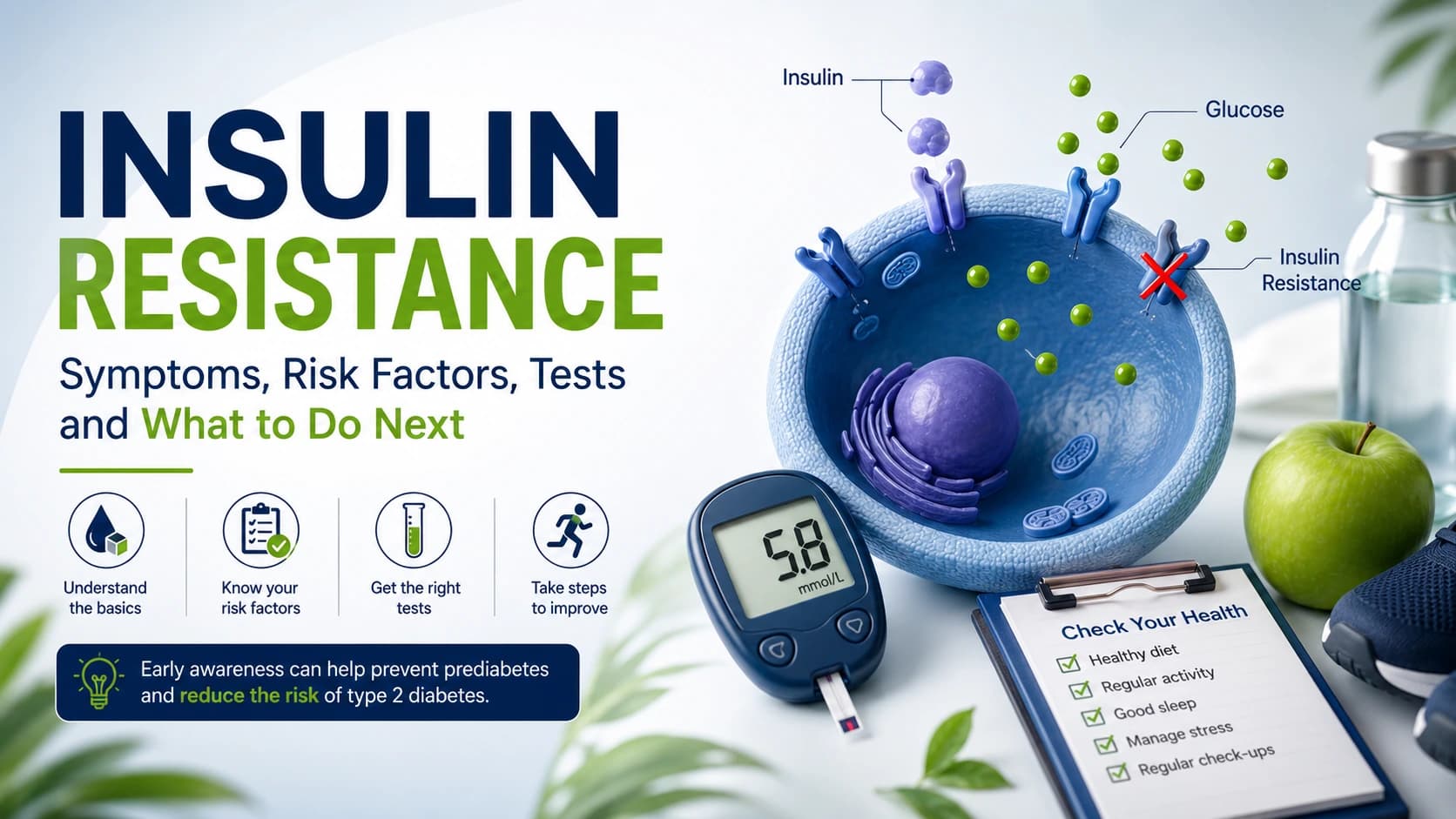 Insulin Resistance: Symptoms, Risk Factors, Tests and What to Do Next
