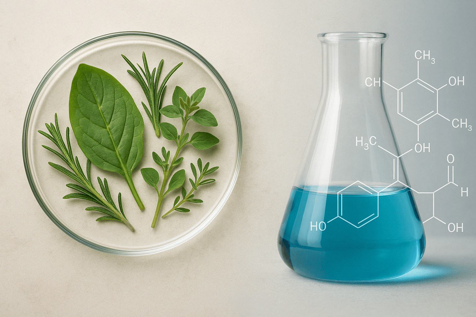 Botanical herbs alongside scientific extraction - the Singular approach